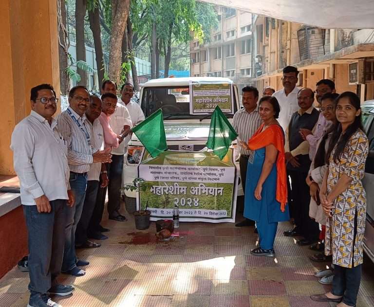 पुणे जिल्ह्यात महारेशीम अभियानाचा शुभारंभ
