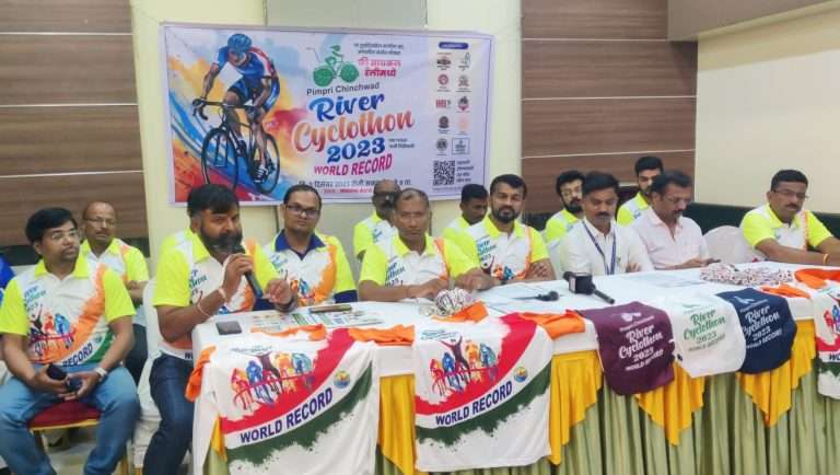 इंद्रायणी नदी स्वच्छता अन्‌ संवर्धनाच्या जागृतीसाठी भोसरी येथे ‘रिव्हर सायक्लोथॉन’ : सचिन लांडगे