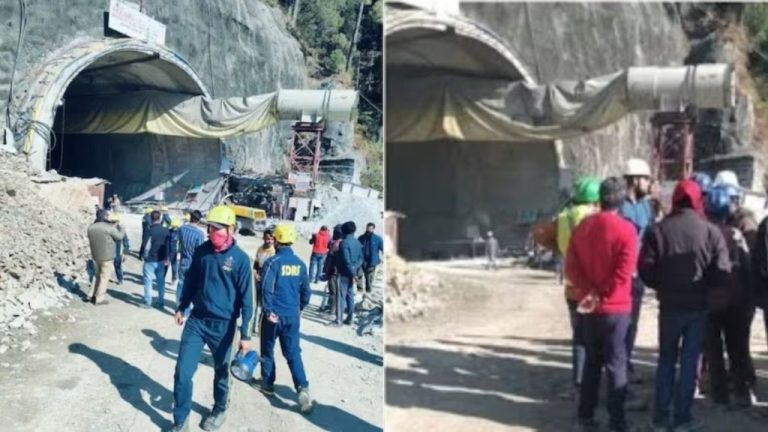 4 इंचाच्या समर्पित कॉम्प्रेसर पाईपलाईन मधून अडकलेल्या  कामगारांना अन्न,पाणी,औषधपुरवठा 