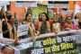 मुंबई भाजपा महिला मोर्चाच्या वतीने काँग्रेसचे खासदार धीरज साहू यांच्या विरोधात आंदोलन