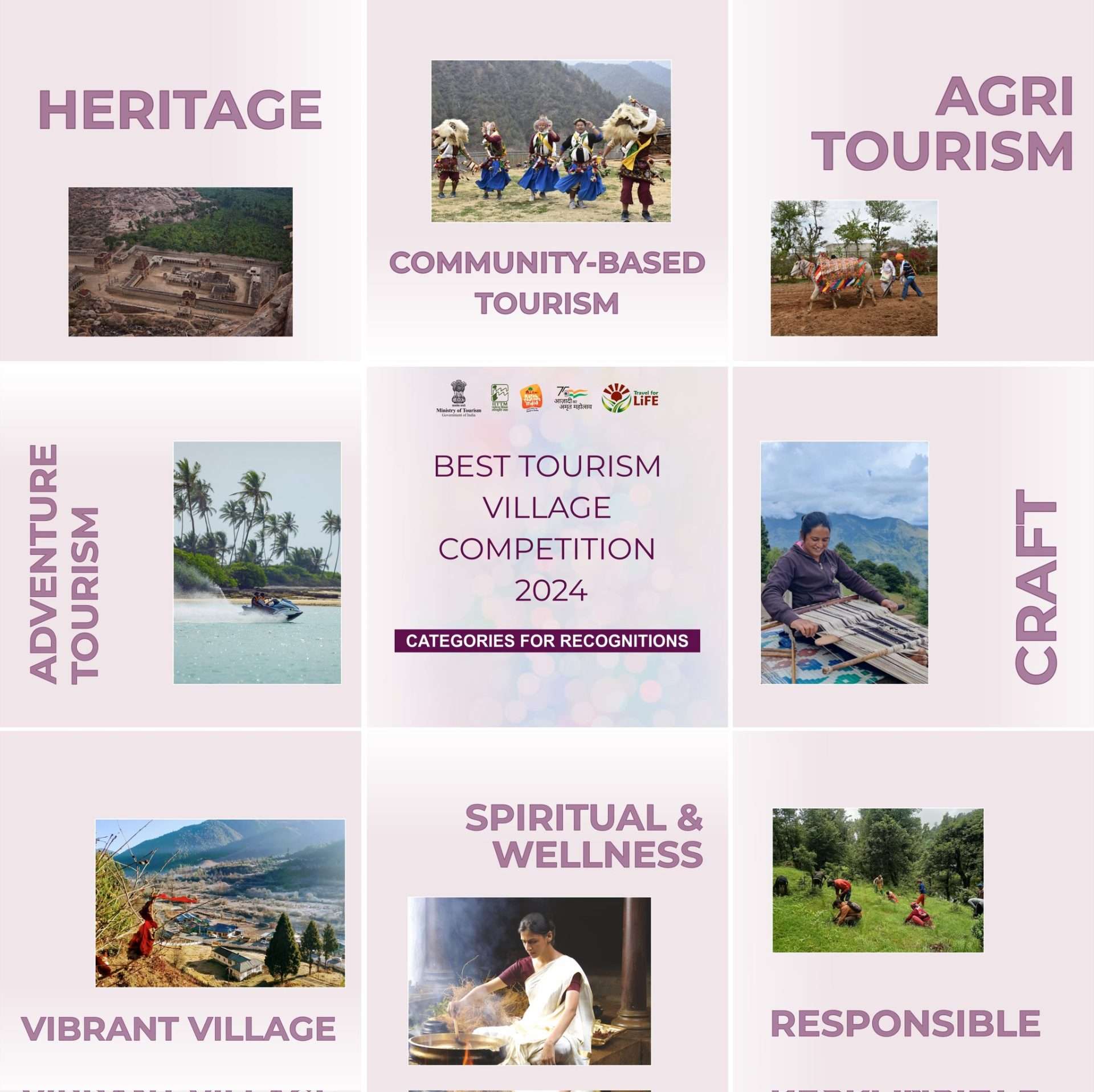 राष्ट्रीय सर्वोत्तम पर्यटन ग्राम आणि ग्रामीण घरगुती निवाससुविधा स्पर्धा २०२४ साठी ३१ डिसेंबरपर्यंत अर्ज करावे