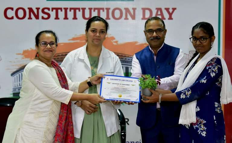 संविधान दिनी ‘सूर्यदत्त’मध्ये भारतीय लोकशाही मूल्यांचा जागर-प्रा. डॉ. संजय बी. चोरडिया 