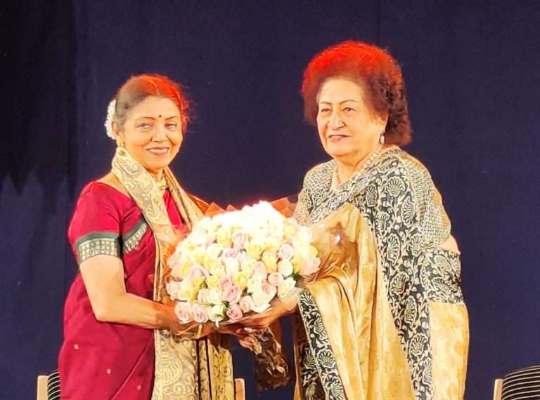 डॉ.सुचेता भिडे -चापेकर यांचे नृत्य हा हृदयंगम संवाद: डॉ. लीला पूनावाला