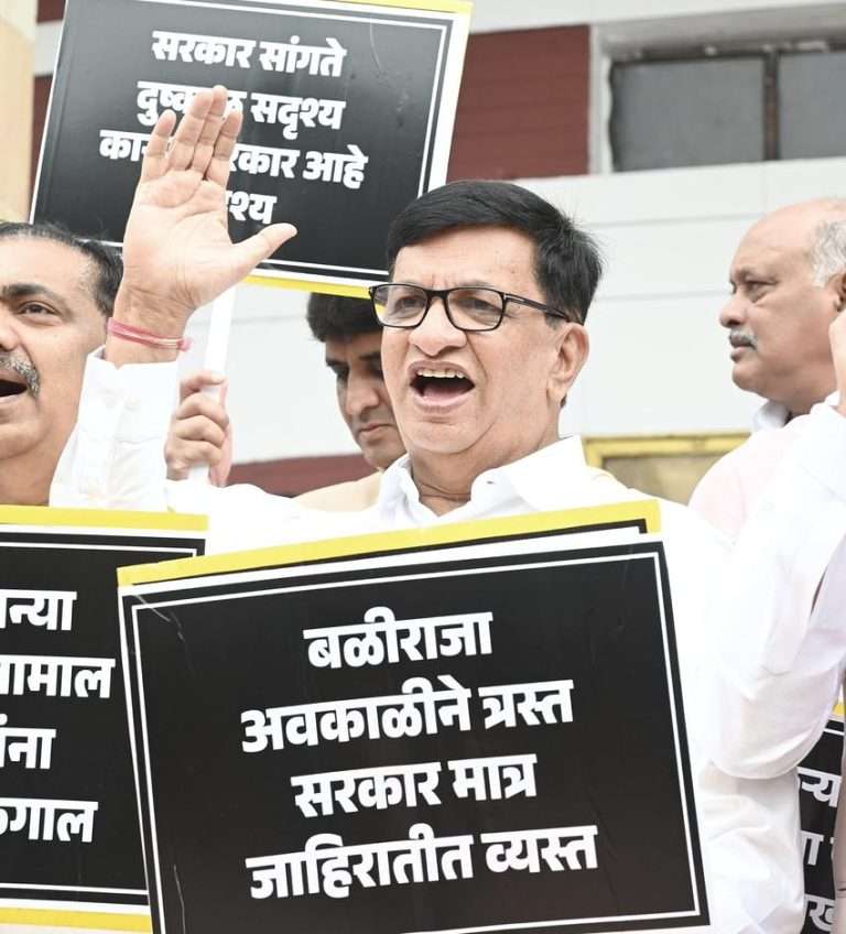 शेतकऱ्यांच्या प्रश्नावर सरकार असंवेदनशील-काँग्रेस विधिमंडळ पक्षाचे नेते बाळासाहेब थोरात यांचा हल्लाबोल