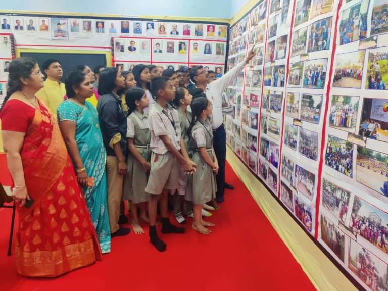एच. ए. स्कूल पिंपरी च्या हीरक महोत्सवी वर्षानिमित्त कलादालनाचे उद्घाटन