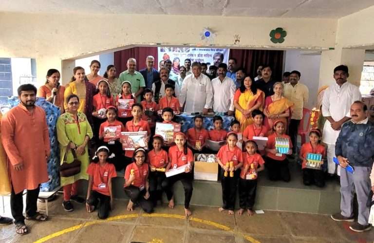 साधनांची कमतरता नाही गरज संस्कारक्षम पिढी घडविण्याची -मंत्री चंद्रकांतदादा पाटील.