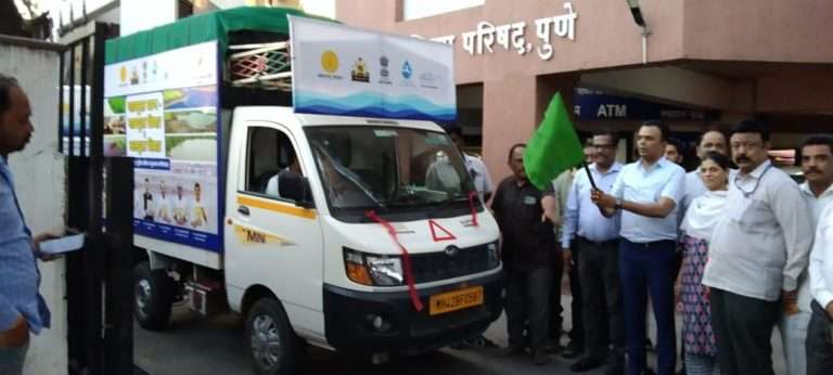 जलरथामार्फत जिल्ह्यातील गावात प्रचार व प्रसिद्धी