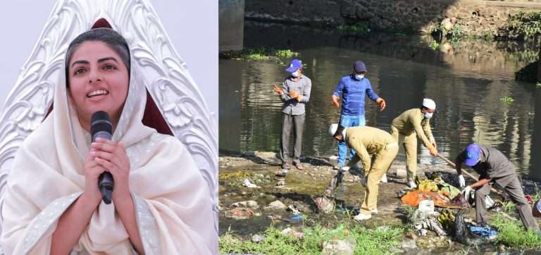 मंदिर,घाट,कॅनाल,डॅम,नदी,तळे निरंकारी स्वयंसेवकांनी केले स्वच्छ