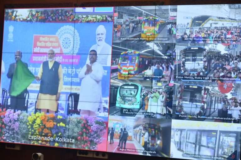 पिंपरी चिंचवड ते निगडी मेट्रोचे भूमिपूजन रुबी हॉल ते रामवाडी मेट्रोला झेंडा