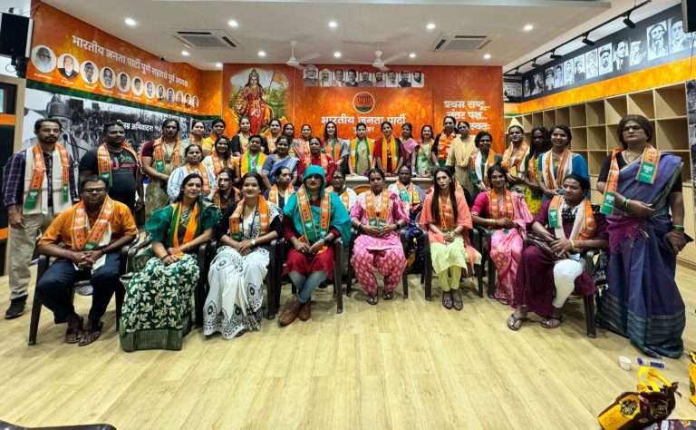 भारतीय जनता पार्टी च्या माध्यमातून खऱ्या अर्थाने तृतीयपंथीय समाज आता मुख्य प्रवाहात आला- ऐश्वर्या पांडव
