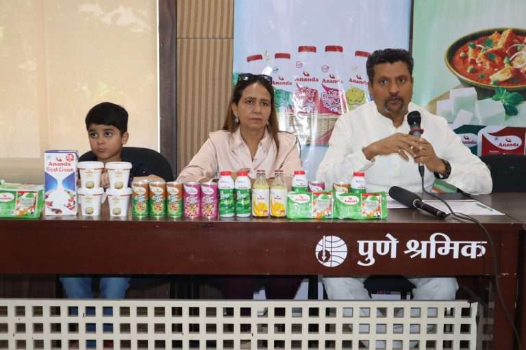 आनंदा डेअरी लिमिटेड ची उत्पादने पुण्यात ३ हजाराहून अधिक स्टोअर्समध्ये उपलब्ध