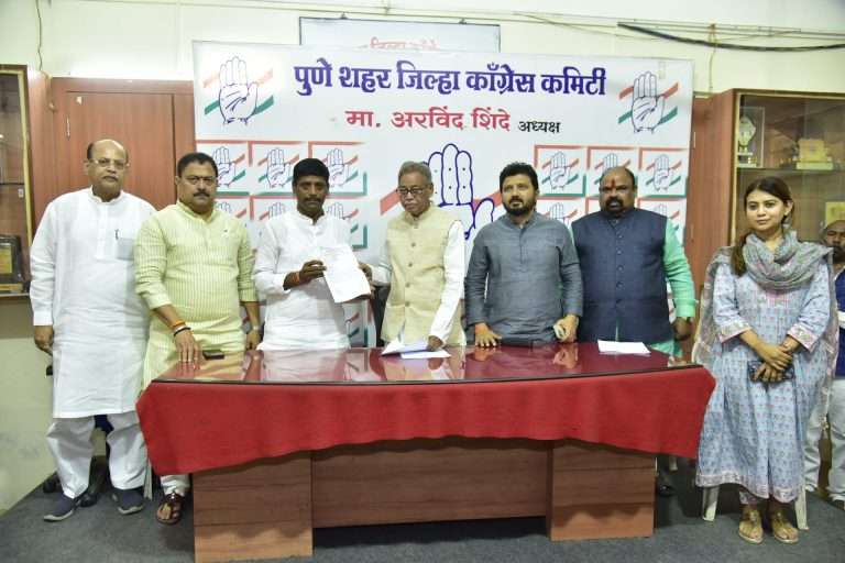 धंगेकर यांच्या प्रचार कार्यासाठी काँग्रेसभवन येथे प्रेस रूमचे उद्घाटन