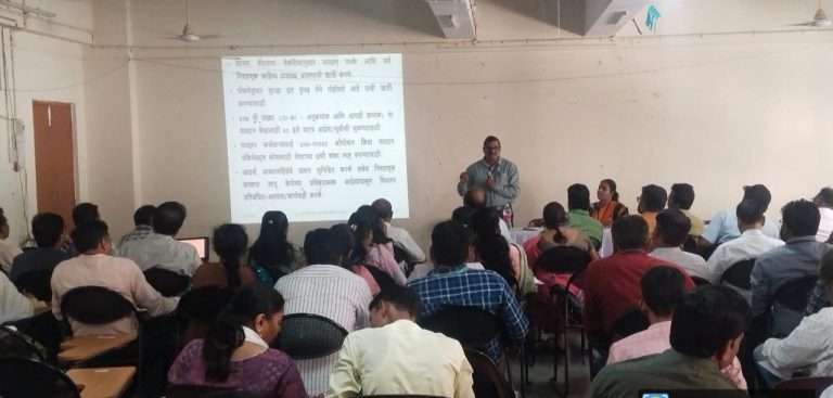 सिंहगड टेक्निकल इन्स्टिट्यूट येथे निवडणुकीसाठी नियुक्त अधिकाऱ्यांचे प्रशिक्षण संपन्न