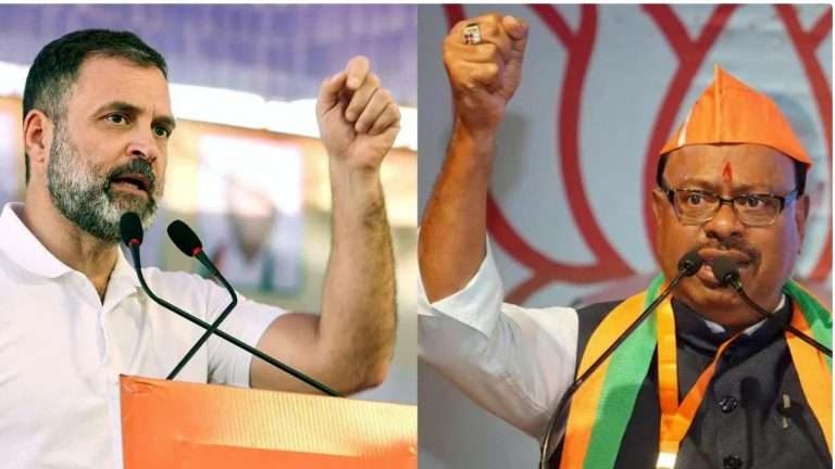 राहुल गांधी डॉ बाबासाहेब आंबेडकरांच्या विचारांचे विरोधी