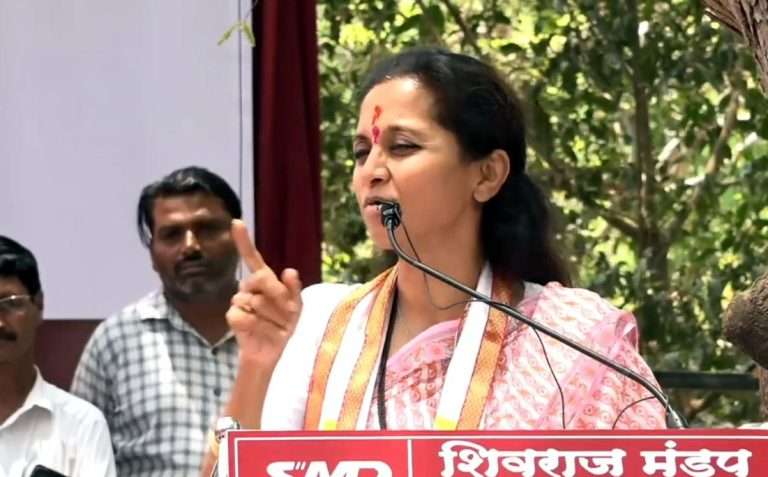 दिल्लीवाल्यांना नडतो कोण तर मी आणि अमोल कोल्हे…आम्हाला फाशी दिली तरी कांद्याला भाव मागतच राहू -सुप्रिया सुळे
