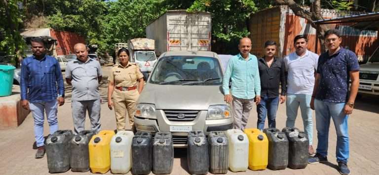 म्हाळुंगे येथे गावठी दारुसह २ लाख ६८ हजार रूपयांचा मुद्देमाल जप्त