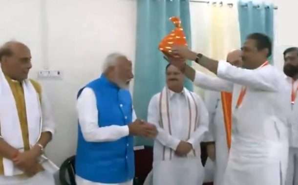 छत्रपती शिवाजी महाराजांचा जिरेटोप पंतप्रधान नरेंद्र मोदींच्या डोक्यावर ठेवून त्यांना महाराज म्हणून प्रस्तुत करणे हा छत्रपती शिवरायांचा अपमान: नाना पटोले