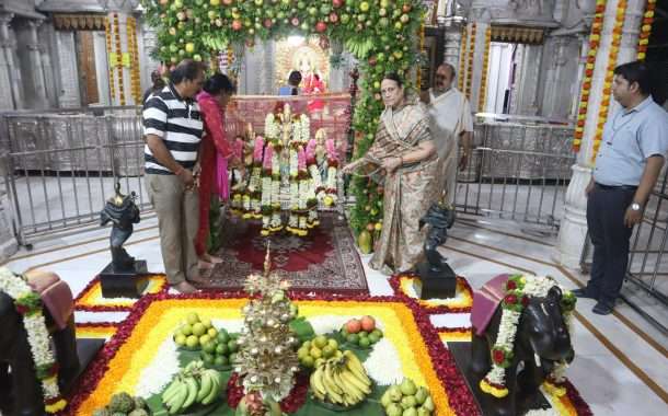 महालक्ष्मी मंदिरात झुला उत्सव थाटात साजरा