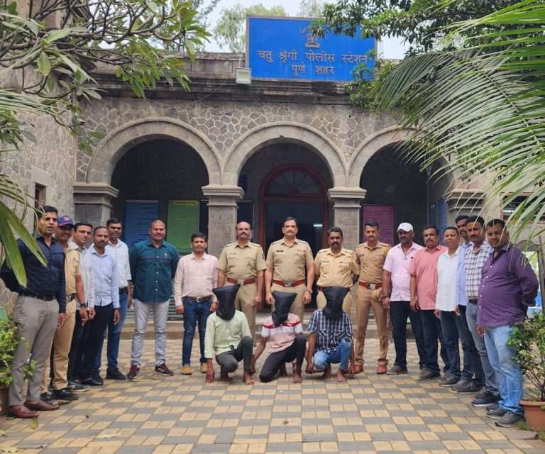 सशस्त्र दरोडा टाकणारे आरोपी दोन तासामध्ये जेरबंद