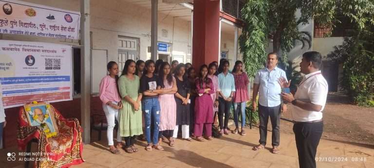 कसबापेठ विधानसभा मतदारसंघात मतदान जनजागृती अभियानाचे आयोजन