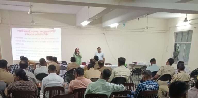 खडकवासला विधानसभा मतदार संघामध्ये निवडणुकीसाठी नियुक्त पोलीस अधिकारी कर्मचाऱ्यांचे प्रशिक्षण संपन्न