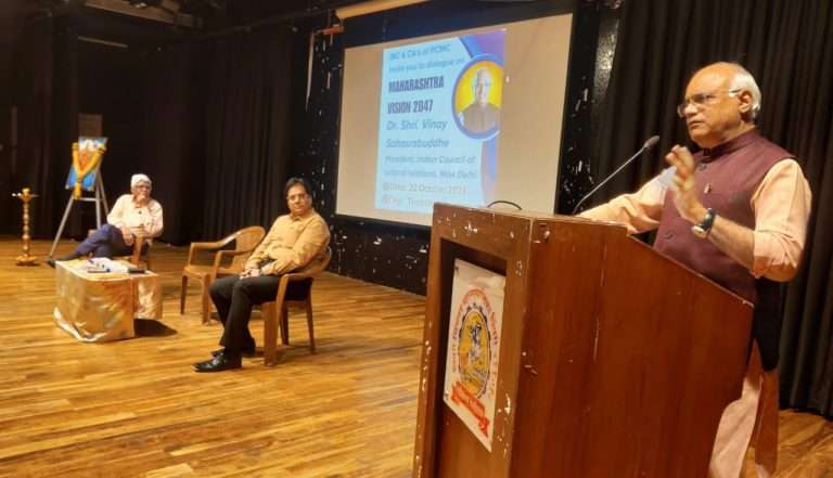 महाराष्ट्राच्या विकासासाठी ‘स्व’ चा पुरस्कार करा- डॉ. विनय सहस्रबुद्धे