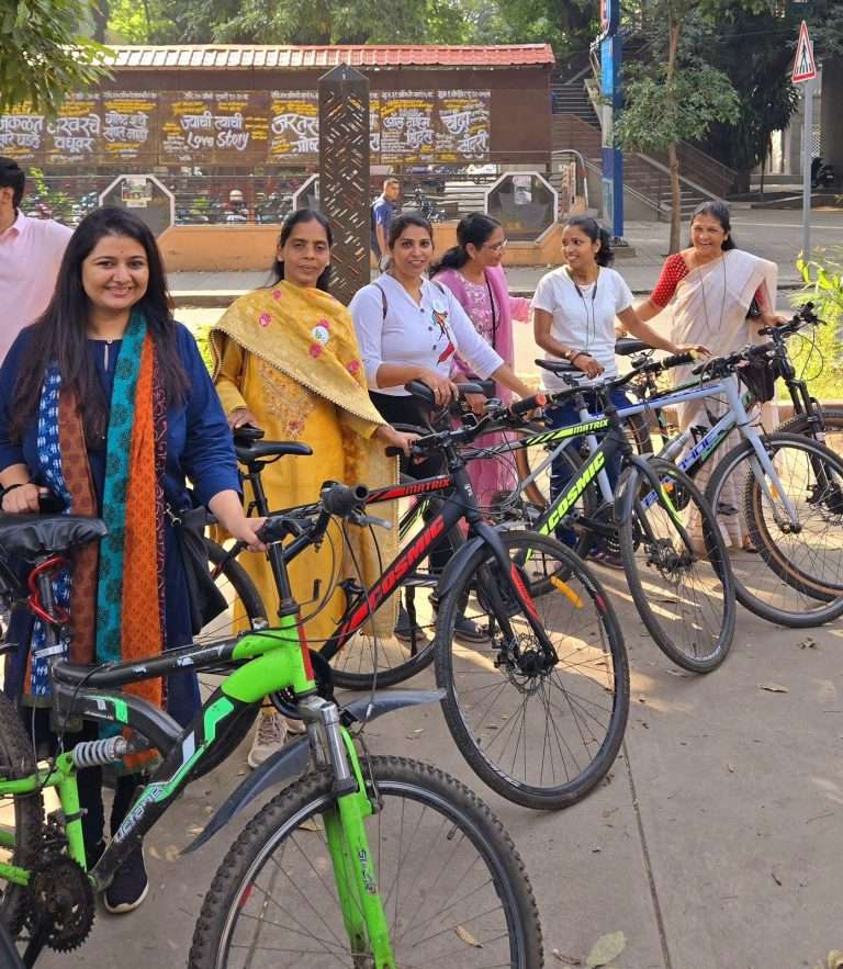 पर्यावरणपूरक दिवाळीसाठी सायकल रॅली