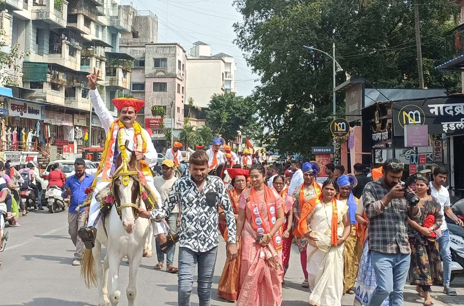 बाळासाहेब ओव्हाळ यांचा पिंपरी साठी महाराष्ट्र स्वराज्य व मिञपक्षाकडून अर्ज दाखल