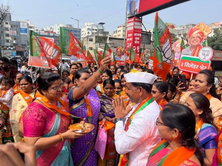 भीमराव तापकिरांची वारजे व माळवाडी, वडगाव बुद्रुक, सिंहगड रोड परिसरात प्रचार यात्रा