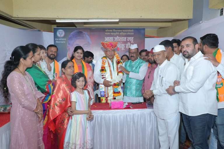 अखिल भारतीय भटके गोसावी समाज महासंघ आणि श्री समर्थ सेवा प्रतिष्ठानचा चंद्रकांतदादा पाटील यांना पाठिंबा