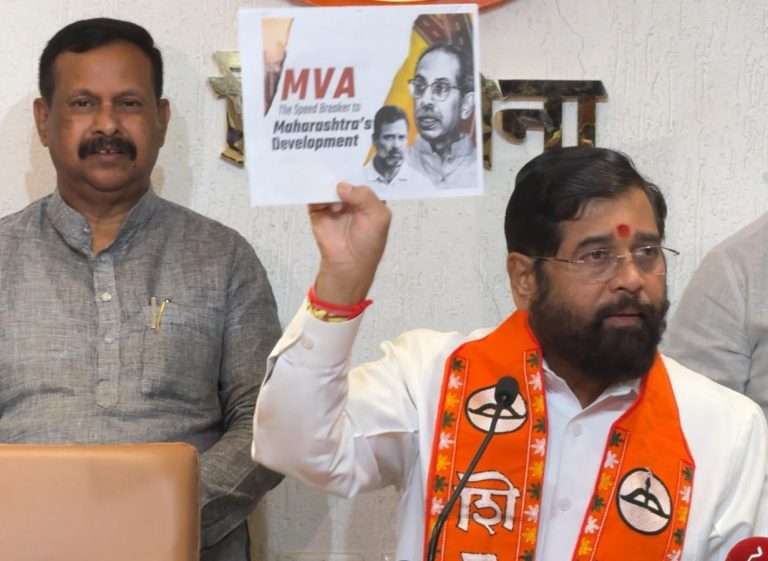 महाविकास आघाडीने अडीच वर्षात नऊ लाख कोटींचे प्रकल्प रोखले-मुख्यमंत्री एकनाथ शिंदे