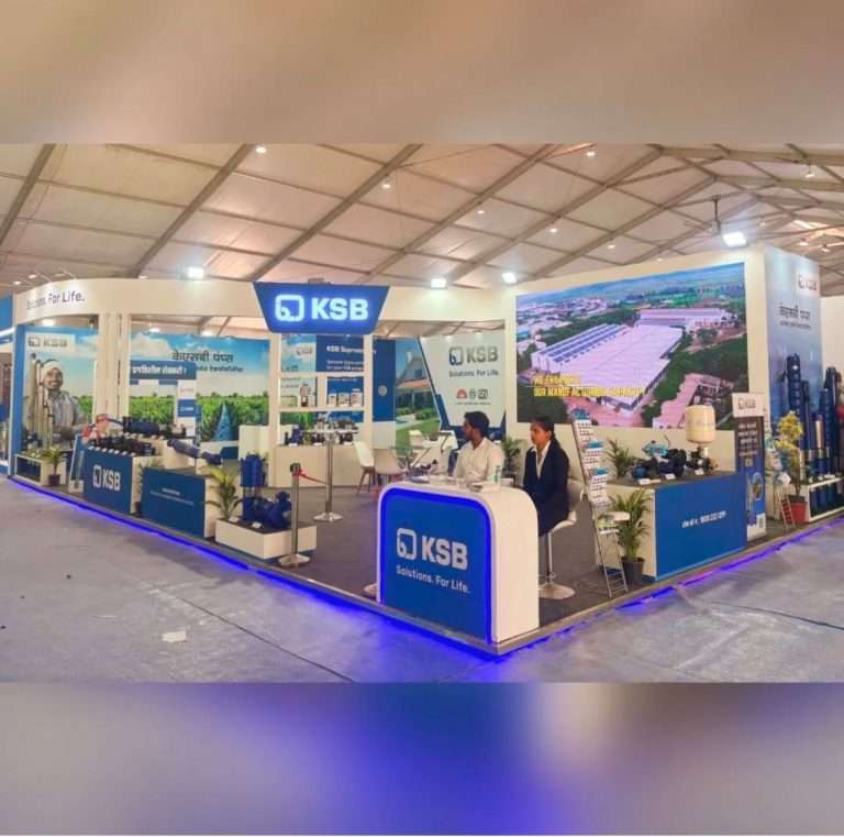 *केएसबी लिमिटेडच्या कृषी, घरगुती आणि सौर पंपांच्या स्टॉल्सना किसान प्रदर्शनात उत्स्फूर्त प्रतिसाद