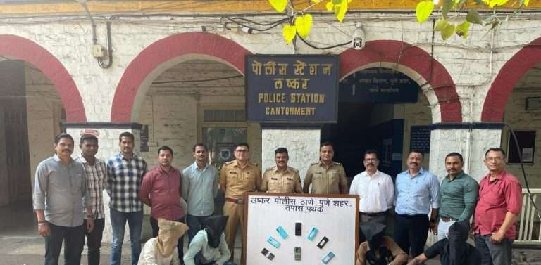 घरफोड्या करणाऱ्या टोळीला पकडले,सर्वांची वये २० ते २४ वर्षे…