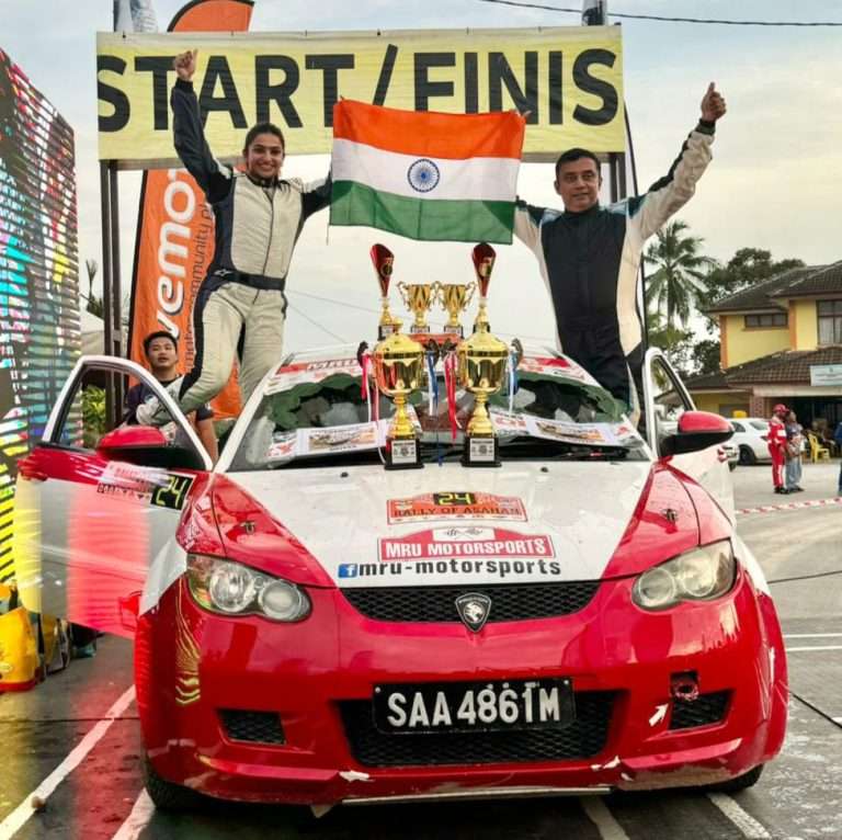 पदार्पणताच मलेशिया चॅम्पियनशिप रॅली विजेती ठरली निकिता टकले खडसरे