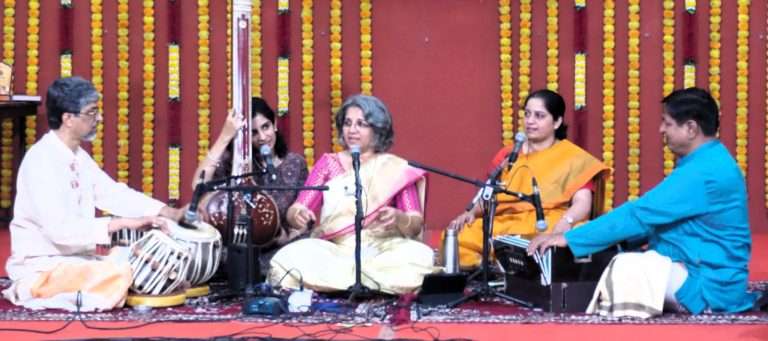 पं. बबनराव हळदणकर यांना ‌‘स्वरआदरांजली‌’गानवर्धन आयोजित मैफलीत कविता खरवंडीकर, मानस विश्वरूप यांचे गायन