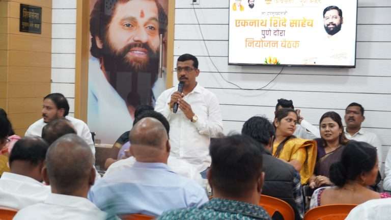 उपमुख्यमंत्री एकनाथ शिंदे यांच्या नेतृत्वात पुणे महापालिकेवर शिवसेनेचा भगवा फडकवणार – शहरप्रमुख प्रमोद नाना भानगिरे