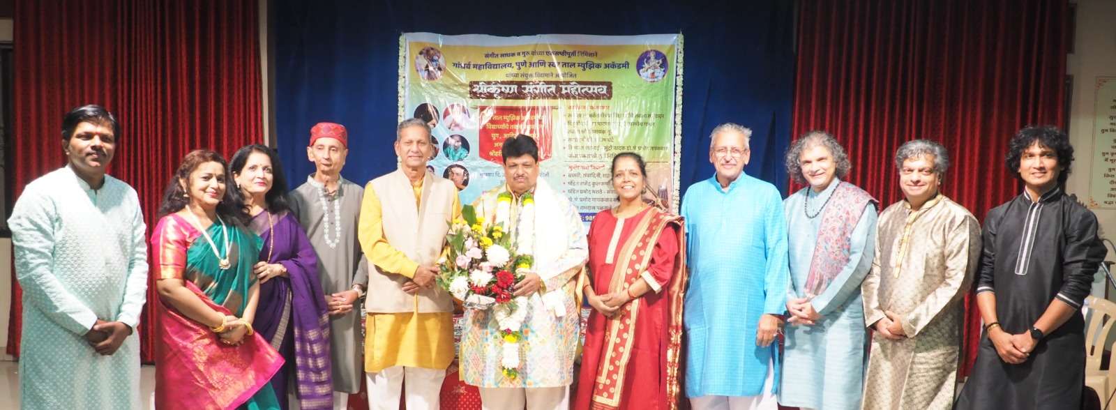 श्रीकृष्ण संगीत महोत्सवात सुषीर वाद्यांच्या त्रिवेणी संगमात रसिक रममाण