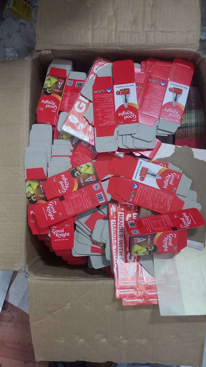 बनावट गुडनाइट उत्पादने पुरविणाऱ्या नकली उत्पादन युनिटवर मुंबई पोलिसांचा छापा,आशिष अंदाभाई चौधरीला पकडला ..