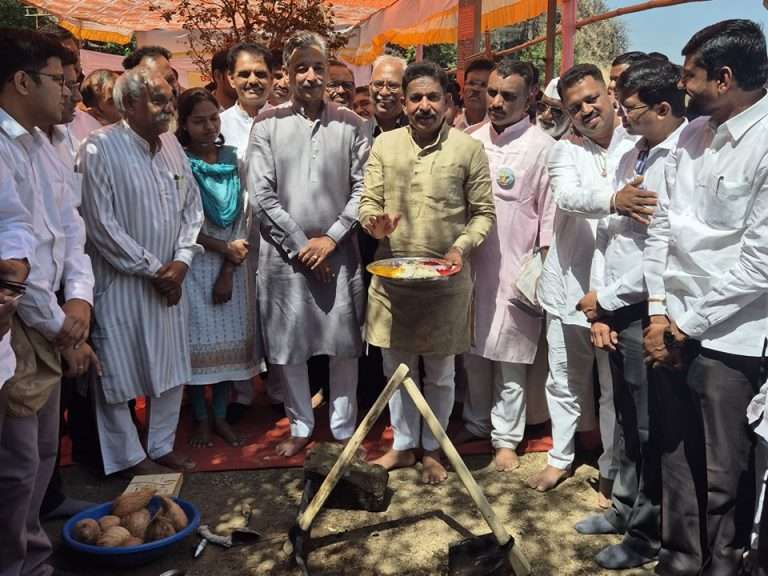 छत्रपती राजाराम महाराज सृष्टी प्रकल्पाचे भूमिपूजन संपन्न