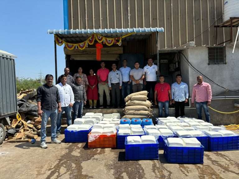 मांजरीखुर्दमधील भेसळयुक्त पनीर बनवनाऱ्या फॅक्टरीवर छापा 1400 किलो भेसळीच्या पनीरसह, ७१८ कि. पामतेल४०० कि.GMS पावडर पकडली