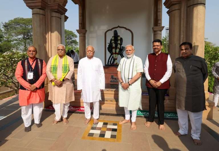 आरएसएस स्वयंसेवकासाठी सेवा हेच जीवन:आपण देवापासून देश-रामापासून राष्ट्र या मंत्राने पुढे जातोय- पंतप्रधान नरेंद्र मोदी