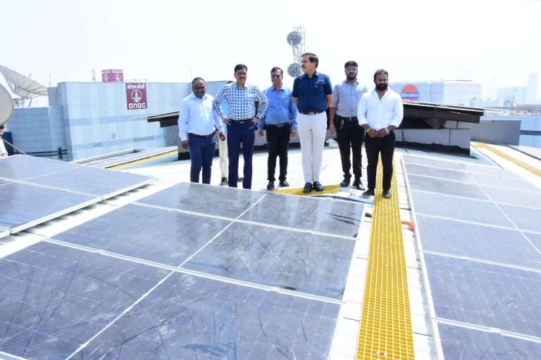 महावितरणच्या प्रकाशगड मुख्यालयाच्या प्रशासकीय मालकीच्या छतावरील सौर ऊर्जा प्रणालीचे उद्घाटन