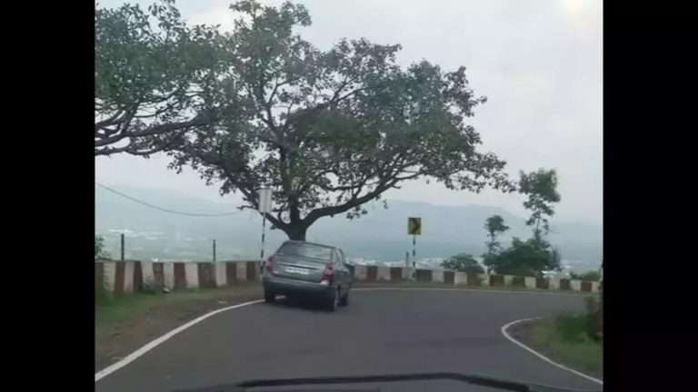 महाबळेश्वर पर्यटन: कार पसरणी घाटात १०० मीटर दरीत कोसळून भीषण अपघात