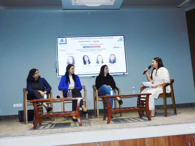 मार्केटिंग व सेल्स क्षेत्रांत काम करणाऱ्या यशस्वी महिलांची प्रकट मुलाखत संपन्न