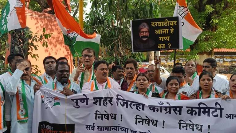 महागाईने हैराण जनतेचा अंत, हे चोर सरकार पाहत आहे- पुणे शहर कॉंग्रेस अध्यक्ष अरविंद शिंदे …