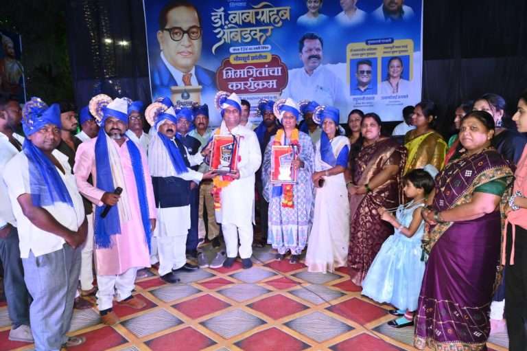 रिपब्लिकन युवा मोर्चाचे राहुल डंबाळे यांना डॉ. बाबासाहेब आंबेडकर समाज भूषण पुरस्कार प्रदान