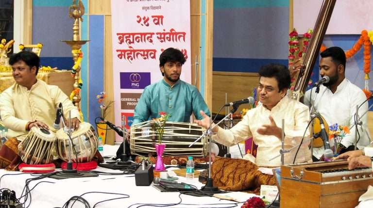 ब्रह्मनाद संगीत महोत्सव संपन्न: स्वरवर्षावात रसिक चिंब