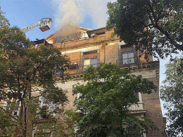ED चे कार्यालय असलेल्या इमारतीला मध्यरात्री २ वाजता आग