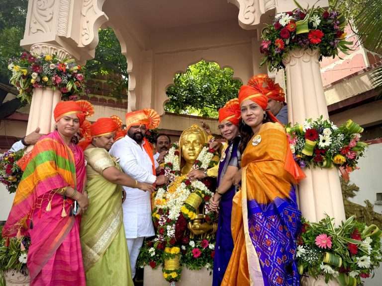 पुण्यश्लोक राजमाता अहिल्याबाई होळकर यांच्य त्रिशताब्दी जन्मोत्सवा भारतीय जनता पार्टीच्या वतीने अभिवादन