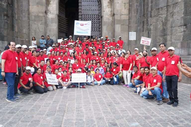 थॅलेसेमिया दिनानिमित्त, सह्याद्रि हॉस्पिटल्सच्या ब्लड बँकेतर्फे जनजागृती रॅली